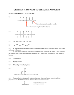 CHAPTER 8: ANSWERS TO SELECTED PROBLEMS