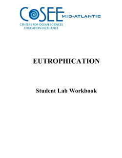 Eutrophication Student Workbook