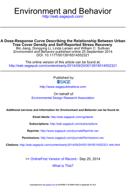 A Dose-Response Curve Describing the Relationship Between