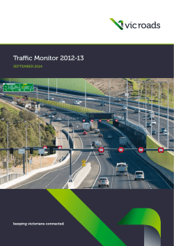 Traffic Monitor 2012-13