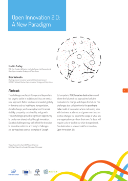 Open Innovation 2.O: A New Paradigm