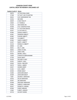 Unclaimed listing - Johnson County REMC