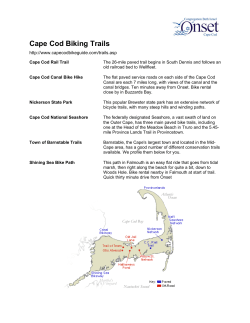 Cape Cod Biking Trails - Congregation Beth Israel of Onset
