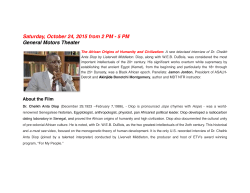 Saturday, October 24, 2015 from 2 PM