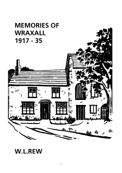 Rews Wraxall Memories - Nailsea and District Local History