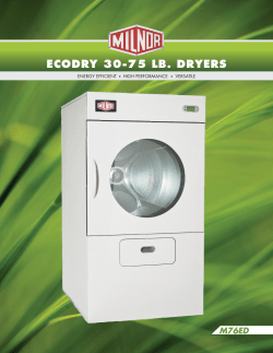 ecodry 30-75 lb. dryers