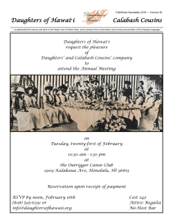 here - Daughters of Hawaii