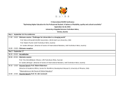 Conference Programme