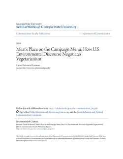 Meat`s Place on the Campaign Menu