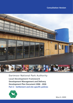 Part 2 - the Dartmoor National Park Authority