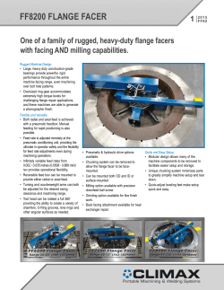 ff8200 flange facer - Climax Portable Machine Tools