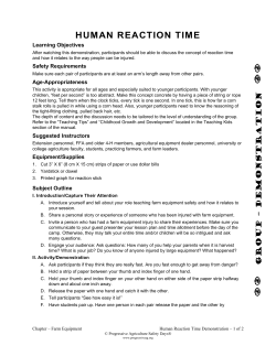 Reaction Time Activity - 4
