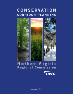 CoNseRVatioN - Northern Virginia Regional Commission