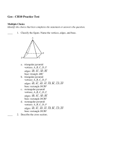 Geo - CH10 Practice Test