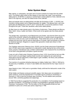 Solar System Maps - Assendon e