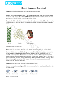 Organisms Reproduce