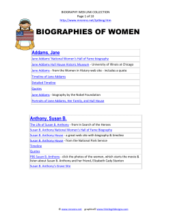 BIOGRAPHIES OF WOMEN