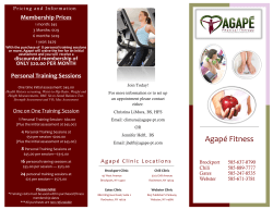 Agap&eacute; Fitness - Agape Physical Therapy