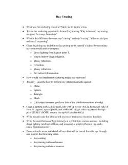 Math for Computer Graphics &ndash; Review Questions