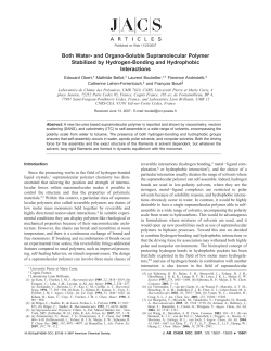 Both Water- and Organo-Soluble Supramolecular Polymer