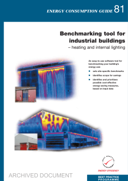ECG81 Benchmarking Tool for Industrial Buildings