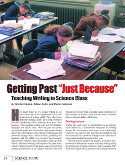 Getting Past&ldquo;Just Because&rdquo;