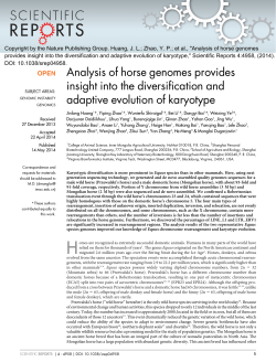 Analysis of horse genomes provides insight into the