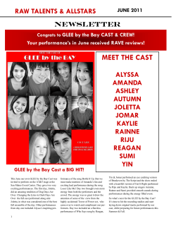 JUNE 2011 - RAW Talents