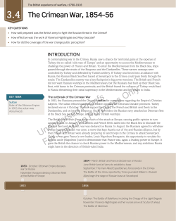The British experience of warfare, c1790&ndash;1918