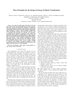 Three Principles for the Design of Energy