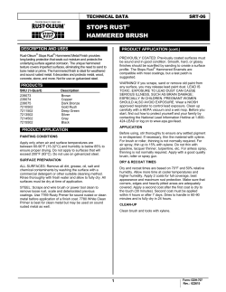 stops rust&reg; hammered brush