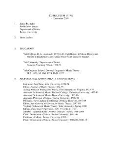 Baker 2009 CV - Researchers @ Brown