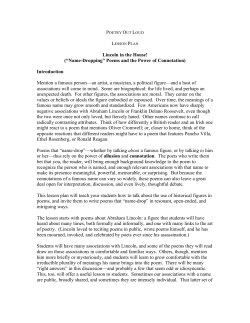 Poetry, Celebrity, and the Power of Connotation