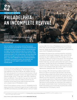 philadelphia: an incomplete revival