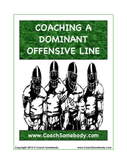 coaching a dominant offensive line