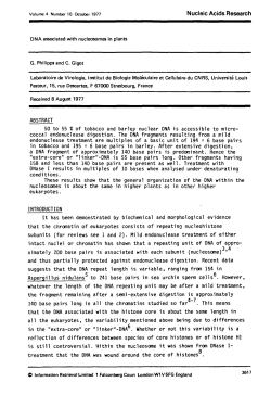 50 to 55% of tobacco and barley nuclear DNA is accessible to micro