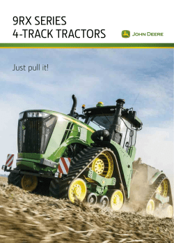 9rx series 4-track tractors - Novocommerce International