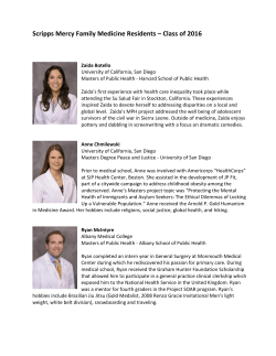 Scripps Mercy Family Medicine Residents &ndash; Class