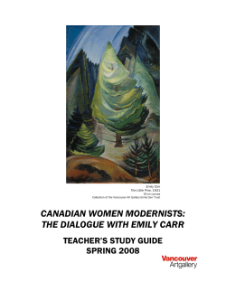 canadian women modernists