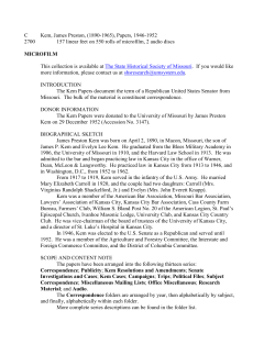 Kem, James Preston, (1890-1965), Papers, 1946