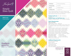 Simply Eden Quilt