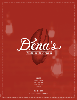 hours 207-892-1302 - Dena`s Lobsterhouse and Tavern