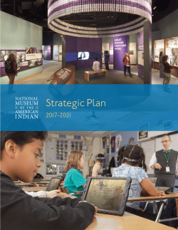 NMAI Strategic Plan 2017-2021 - National Museum of the American