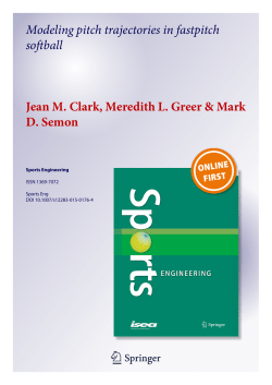 Modeling pitch trajectories in fastpitch softball