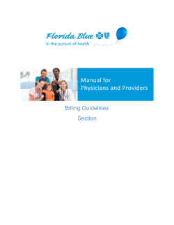 Billing Guidelines