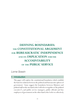 Defining Boundaries: The Constitutional Argument for