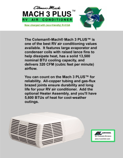 Mach 3 PLUS product literature