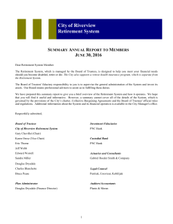 2016 Summary Annual Report