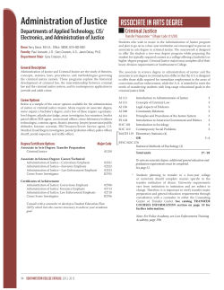 Administration of Justice