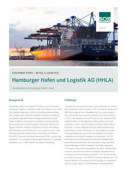 Customer Story HHLA TZS